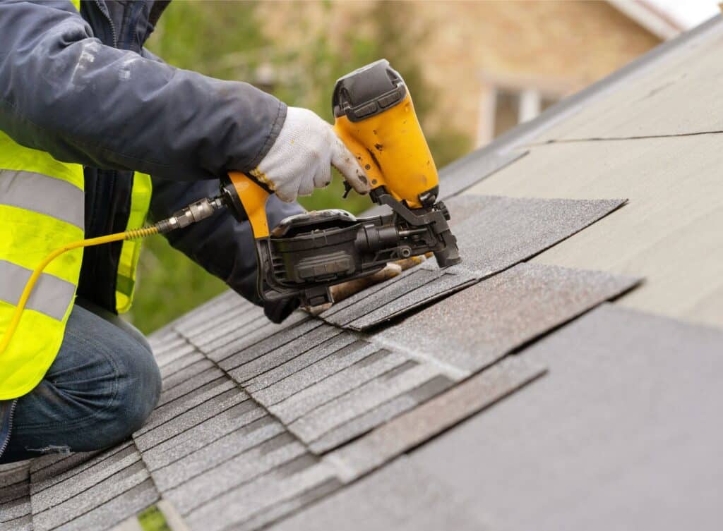 Roof repair job in Boulder CO