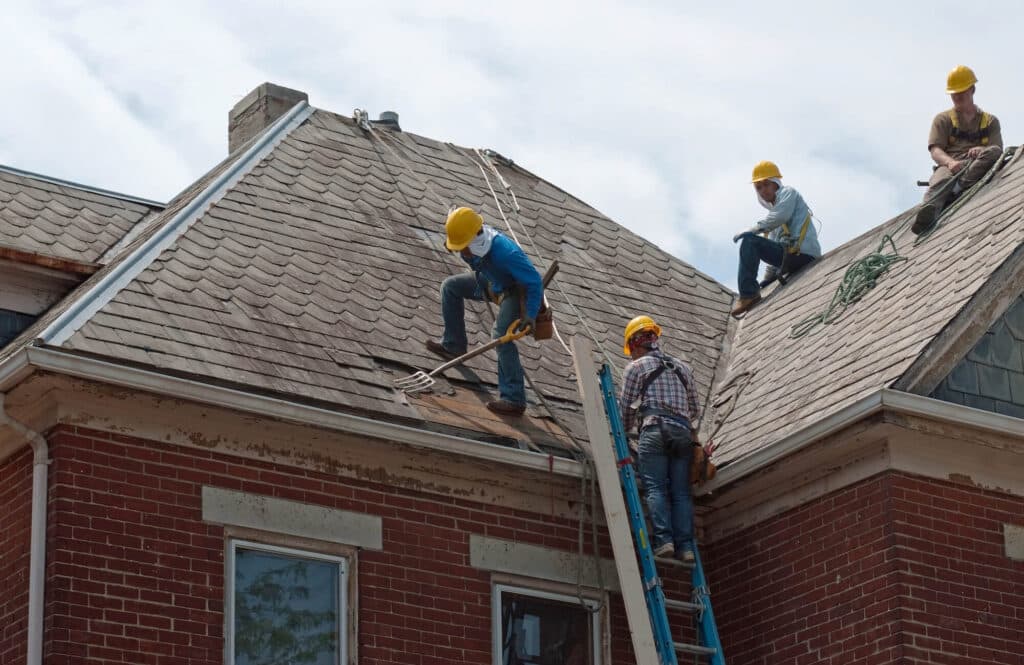 Replacing an old roof